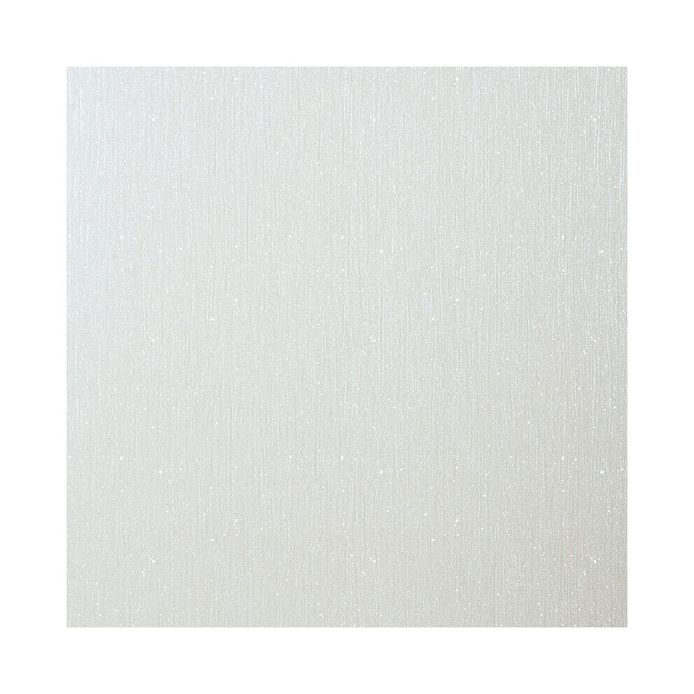 Crystal Glitter Encrusted Luxury Vinyl Wallpaper Sparkle Shiny Shimmer Debona White