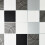 DEBONA Dotty Wallpaper Kitchen Bathroom Black Silver Tile Effect Washable 1