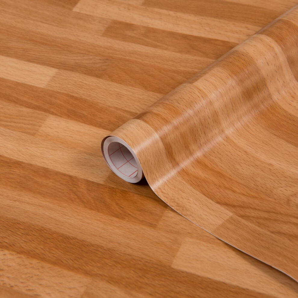 D-C-Fix Deco Classic Beach Wood Effect Butcherblock Self Adhesive Film 2m x 45cm