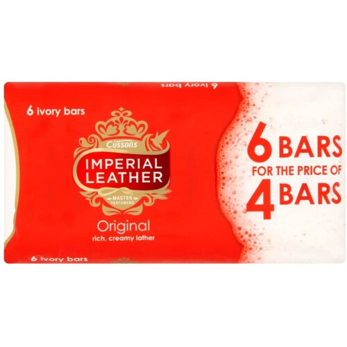 Imperial Leather Cussons Imperial Leather Original Bar Soap, 600 g
