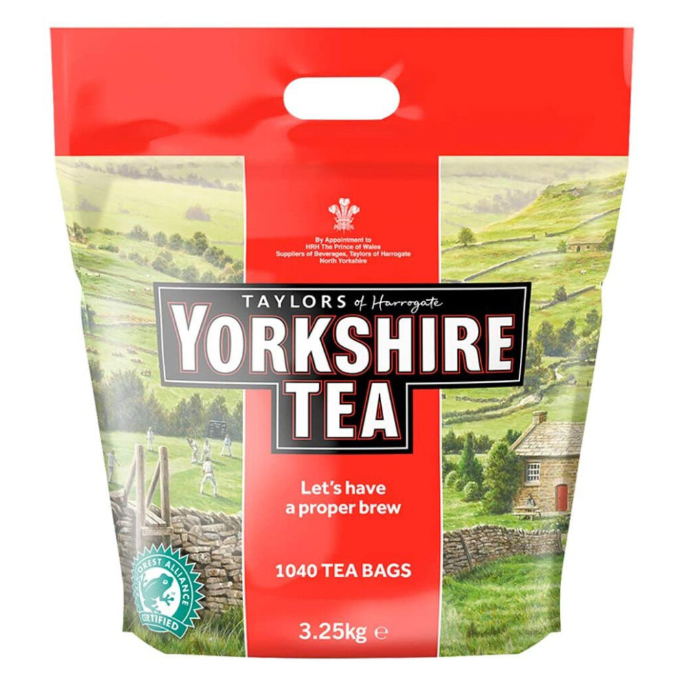 1040 Yorkshire Tea Bags Hot Drink Black Tea