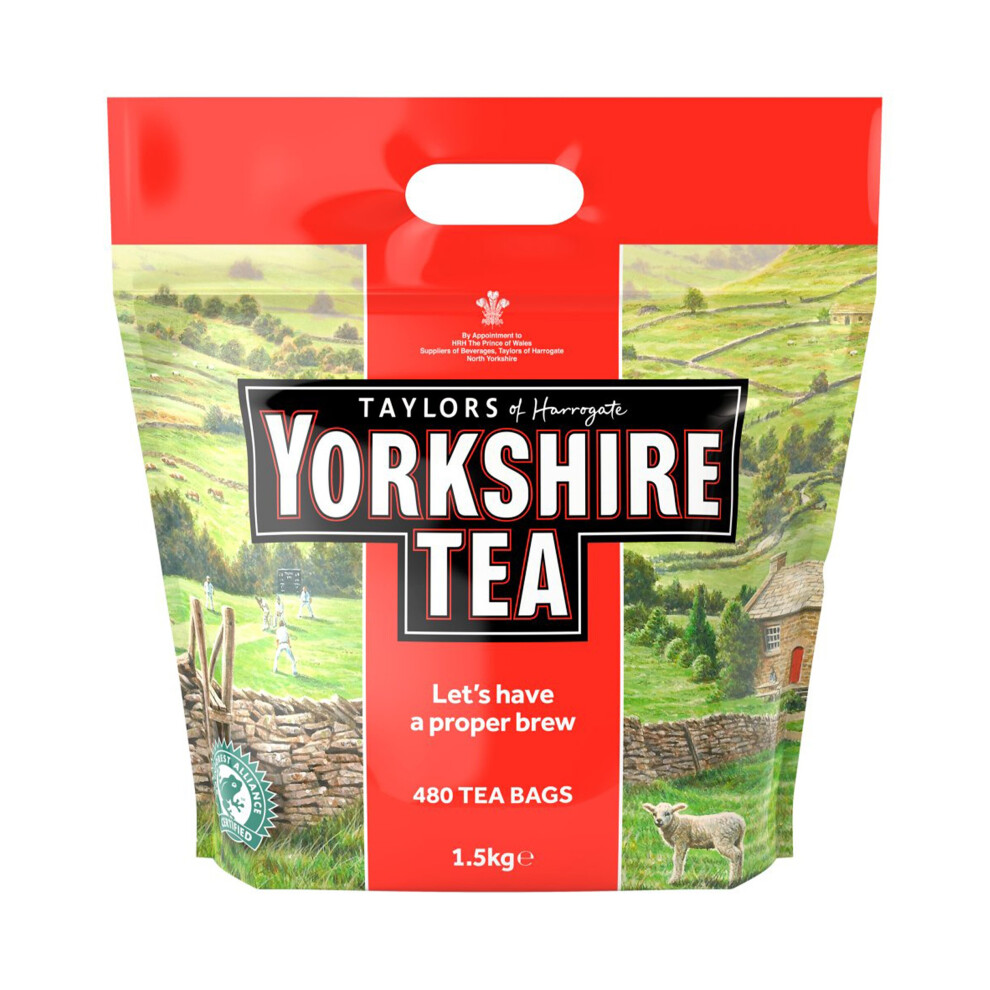 480 Yorkshire Tea Bags Hot Drink Black Tea