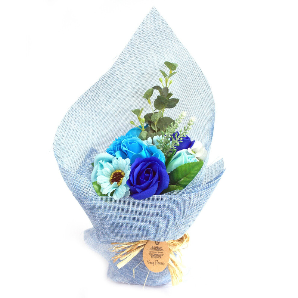 Iprema Giftware Blue Standing Soap Flower Bouquet