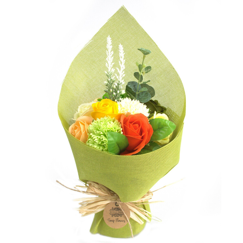 Iprema Giftware Green/Yellow Standing Soap Flower Bouquet