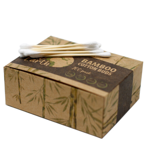 IPREMA Giftware Box of 200 Bamboo Cotton Buds