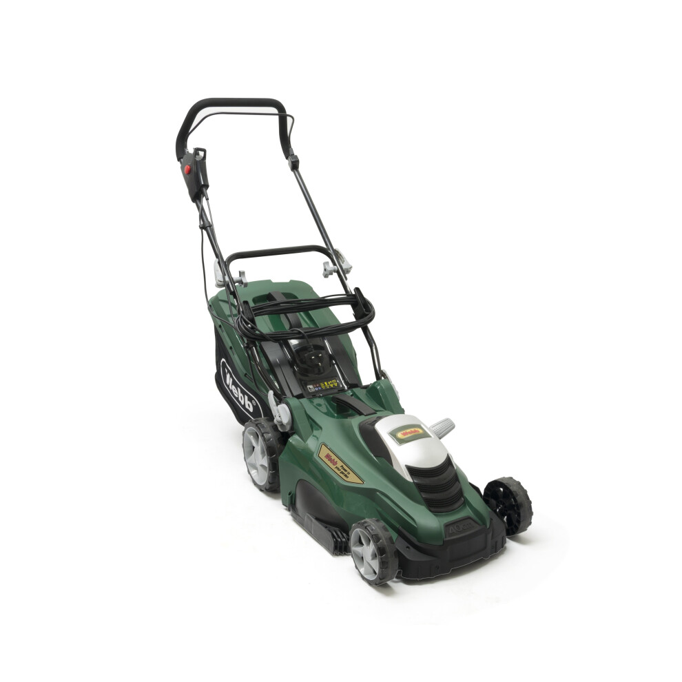 Webb ER40 Classic Electric Push Rotary Lawn Mower 40cm/16in 240v