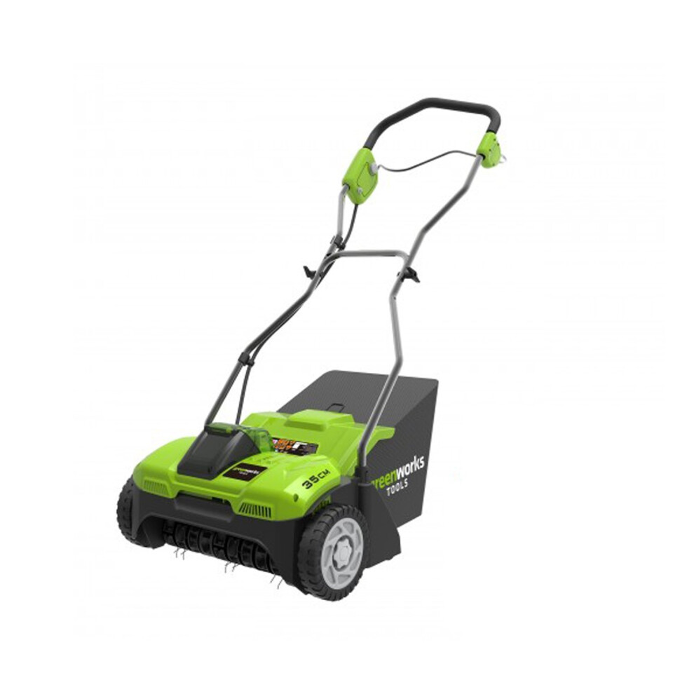 Greenworks G40DT35 Cordless 40v Lawn Dethatcher 35cm/14in Bare Unit