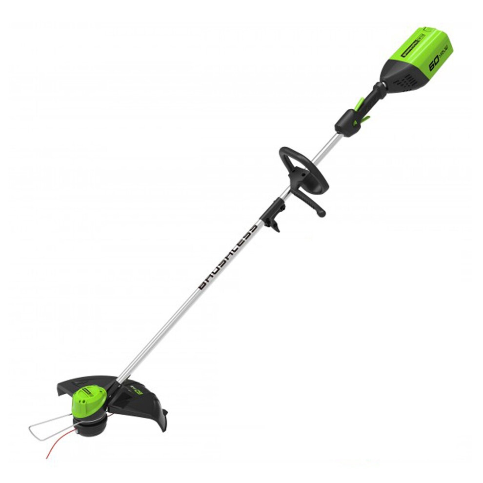 Greenworks GD60LT Cordless 60v Bottom Mount Line Trimmer 36cm/14in Bare Unit