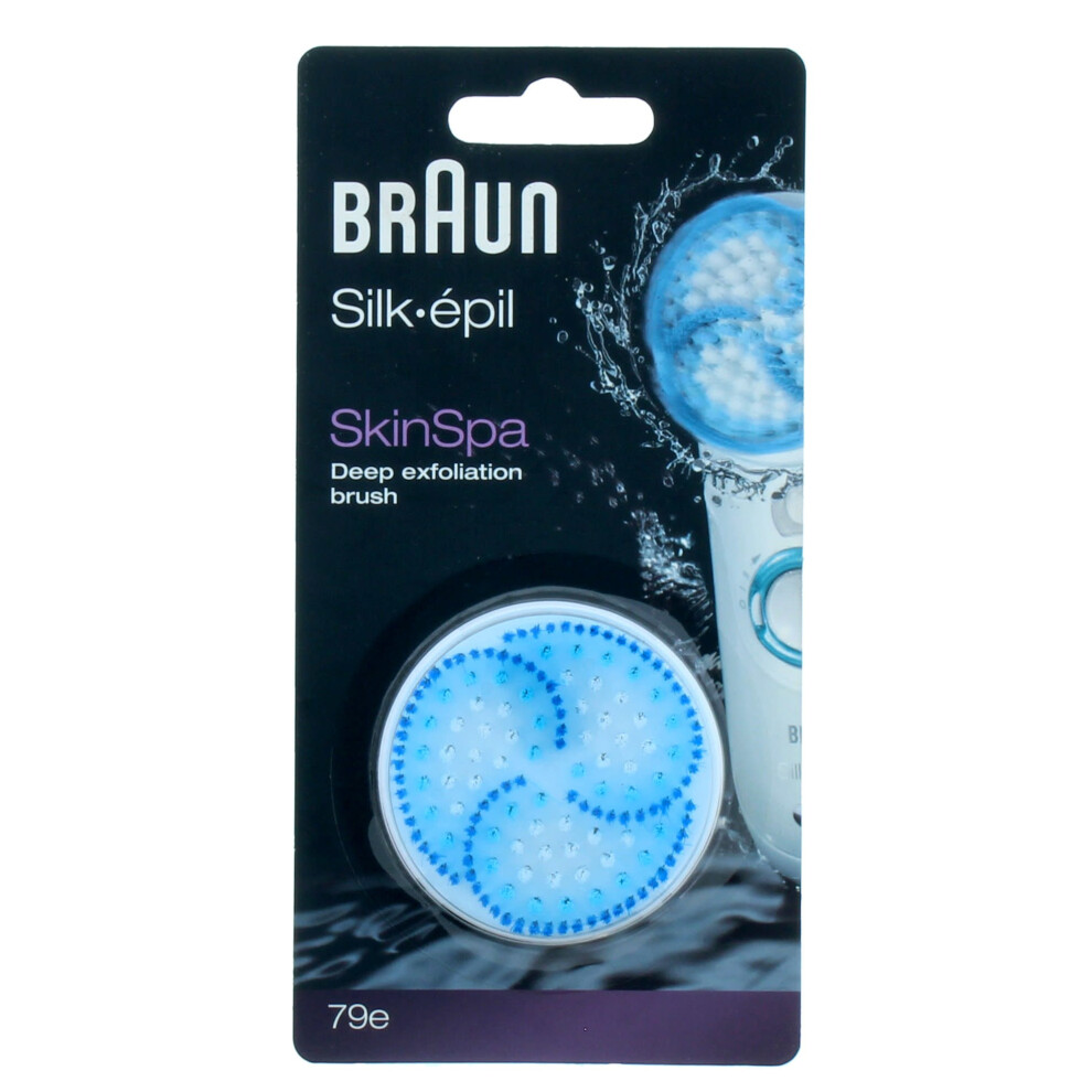 Braun Silk-Ã©pil SkinSpa Deep Exfoliation Brush 79e, Blue