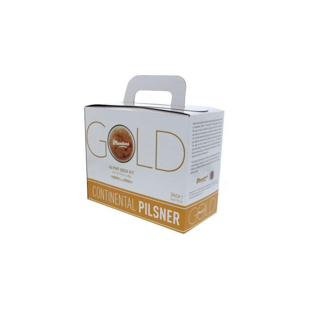 Muntons (Continental Pilsner, Beer Kit Only) Range Beer Kits - Homebrew Gold