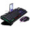 (Black) Rainbow LED Gaming Keyboard & Mouse Set Backlit Wired USB For PC PS4 Xbox One 360 1