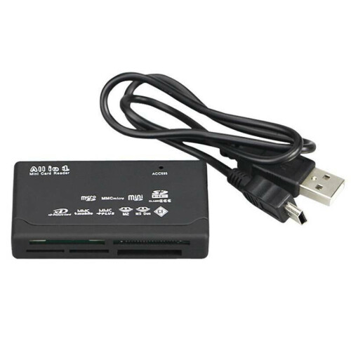 All In One 1 Memory Card Reader USB External SD SDHC Mini Micro M2 MMC XD CF 2
