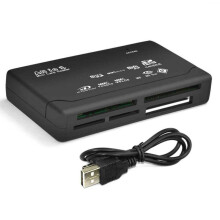 All In One 1 Memory Card Reader USB External SD SDHC Mini Micro M2 MMC XD CF