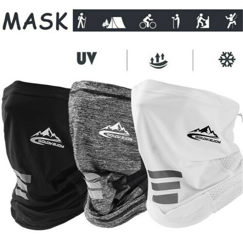 (BLACK) Antibacterial Safety Snood Face Mask 2