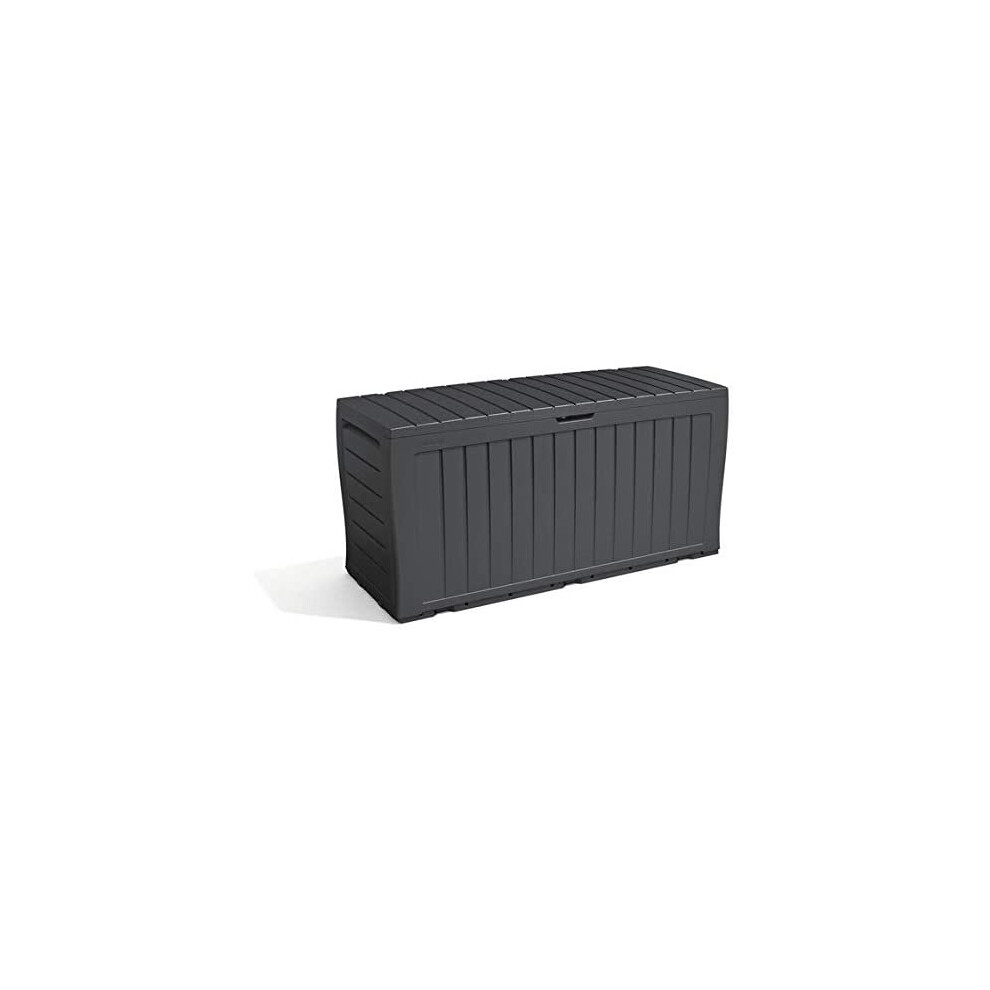 270l Garden Storage Box Grey Handy All Purpose Durable Outdoor Box