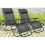 2 X Zero Gravity Garden Sun Lounger Foldable Chair Cup & Tablet Holder 7