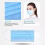3M (50pcs) 50-Pack Triple Layer Protective Masks 3ply Disposable Face Masks 7