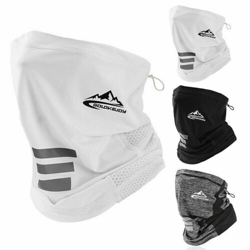 (WHITE) Antibacterial Safety Snood Face Mask 2