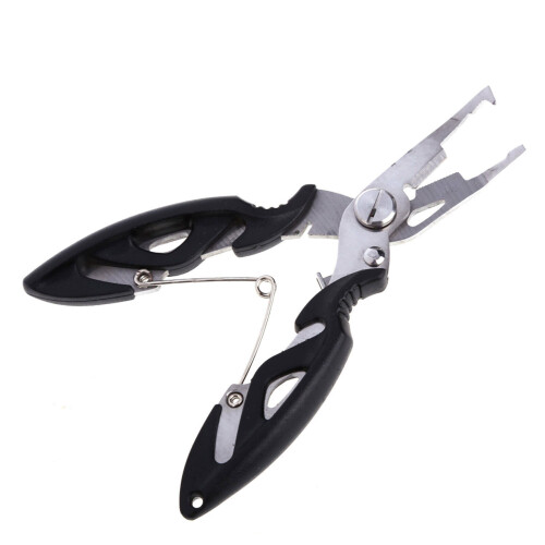 Fishing Pliers Split Ring Scissors Wire Cutter Hook Removers Tackle 2