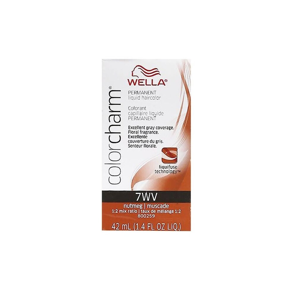 (7WV Nutmeg  ) 7WV Nutmet Wella Color Charm Permanent Haircolor