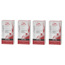 ( 4R – pack of 4 ) 4R Cinnamon Brown Wella Color Charm Permanent Haircolor