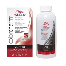 (7R + Developer (Vol. 20) 3.6oz) 7R Red Wella Color Charm Permanent Haircolor