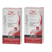 (4R – pack of 2 ) 4R Cinnamon Brown Wella Color Charm Permanent Haircolor