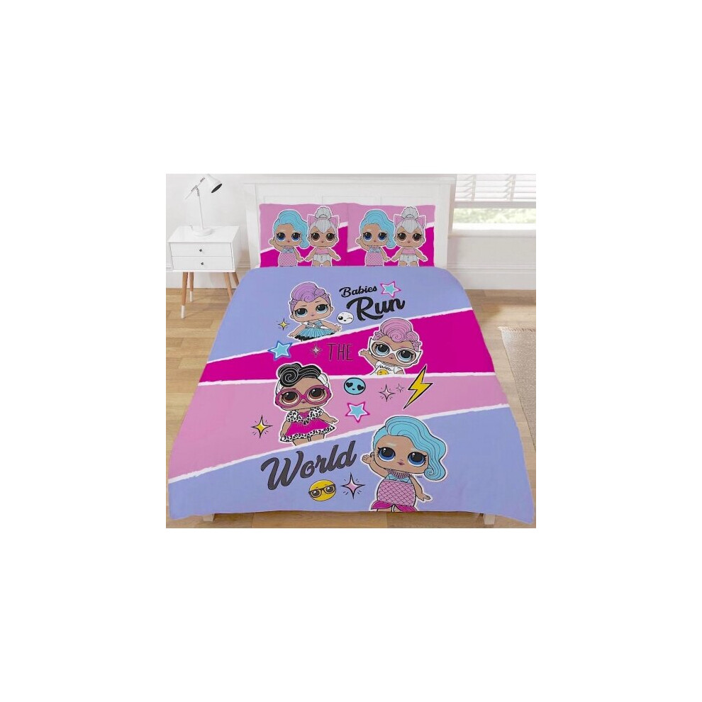 LOL Surprise Babies Run The World Double Duvet Cover Set