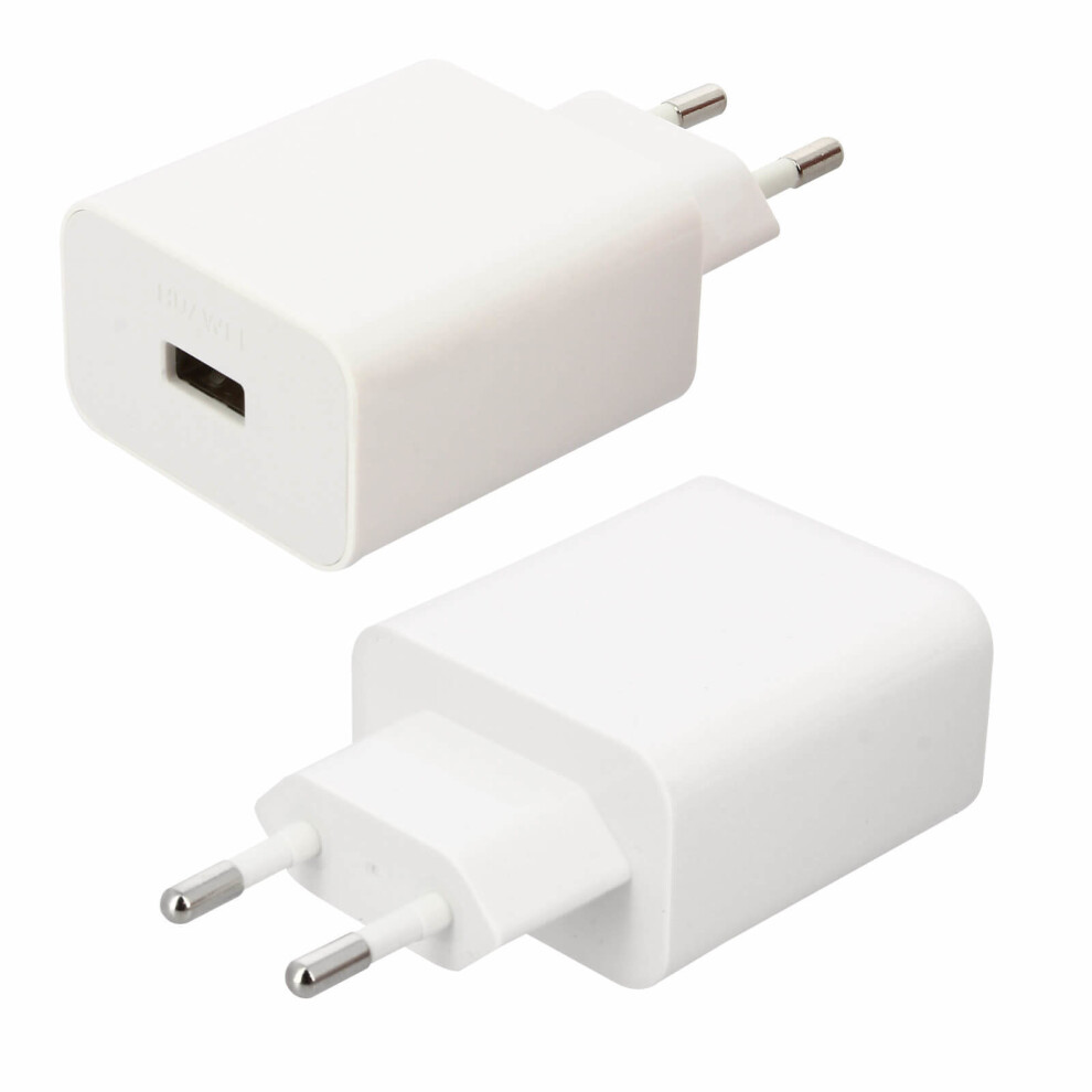 Huawei 40W Supercharge Usb Wall Charger Fast Charge With Usb-C Cable - White