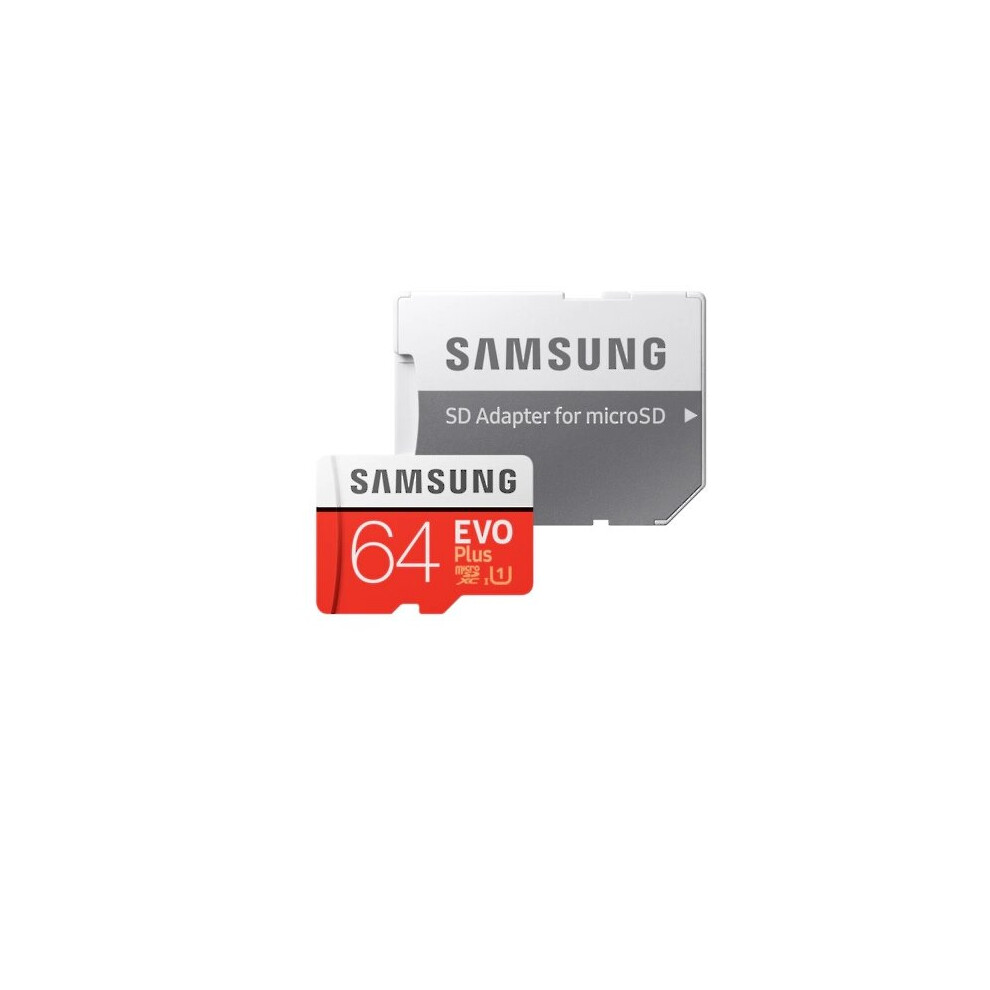 (64GB) Samsung Evo Plus 64GB, 128GB, 256GB microSD SDXC Class 10 memory card New Model upto 100MB/S Full HD & 4K UHD