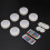 6x LED κάτω από τα φώτα γραφείου Dimmable RGB Puck φώτα φωτισμού ντουλαπιών 7