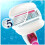 Gillette Γυναικείο ξυραφάκι Gillette Venus Comfortglide Sugarberry Olay 2in1 για γυναίκες 4