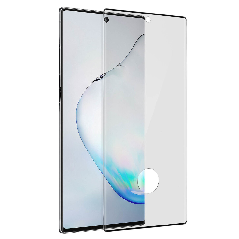 Screen Protector For Samsung Galaxy Note 10 Tempered Glass With Edges Black 3662427372695
