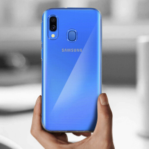 Back case + Screen Protector Tempered Glass Clear Samsung Galaxy A40 2