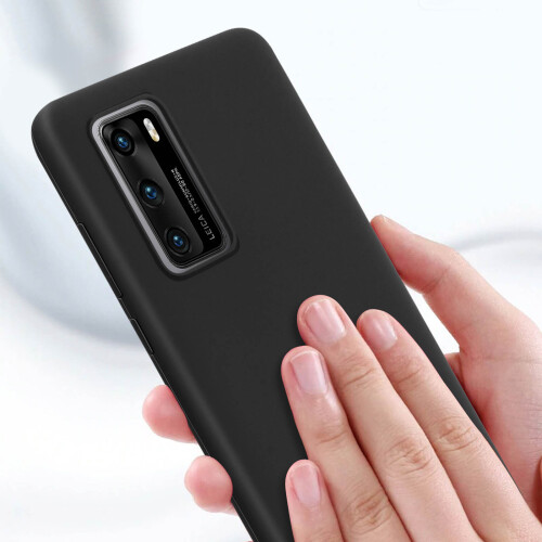 Huawei Official Huawei soft touch case backcover for Huawei P40 - Black 2