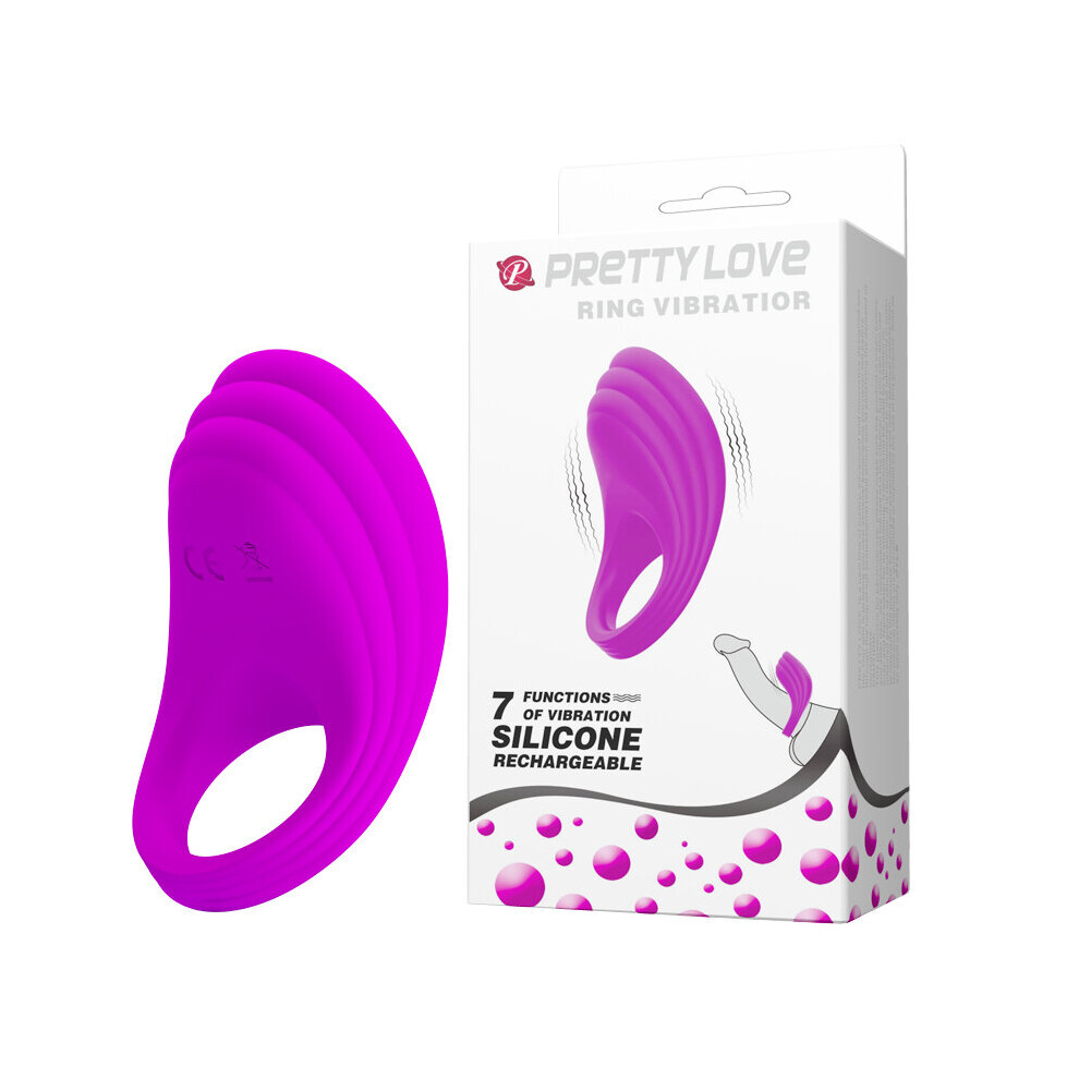 Multispeed Vibrating Cock Ring USB Rechargeable Male Vibrator Sex Toy