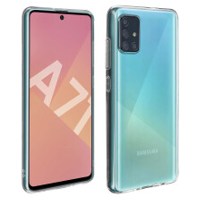 Back case + Screen Protector Tempered Glass Clear Samsung Galaxy A71 Transparent
