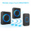 TeckNet TeckNet Waterproof Twin Wireless Plug-in Doorbell Kit 3