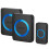 TeckNet TeckNet Waterproof Twin Wireless Plug-in Doorbell Kit 2