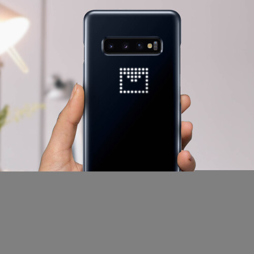 Samsung Galaxy S10 Case Rigid Ultra-thin Intelligent LED Compatible IQ Original Black 2
