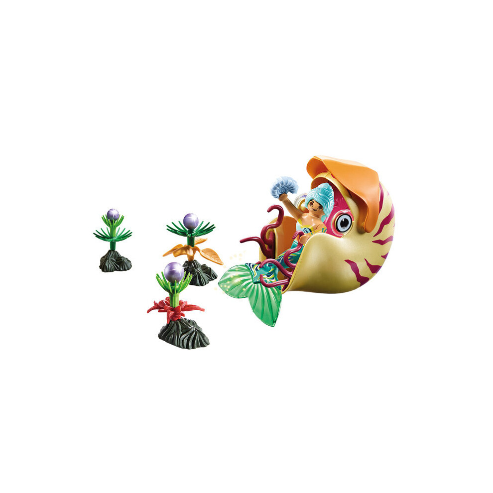 Playmobil Magic Mermaid With Sea Snail Gondola