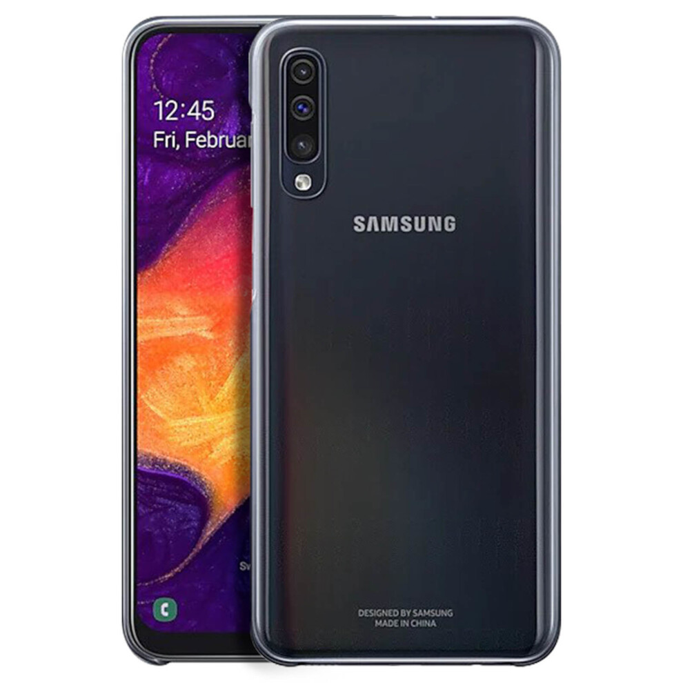 Samsung Original Galaxy A50 Rigid Case Gradient Design Black And Transparent