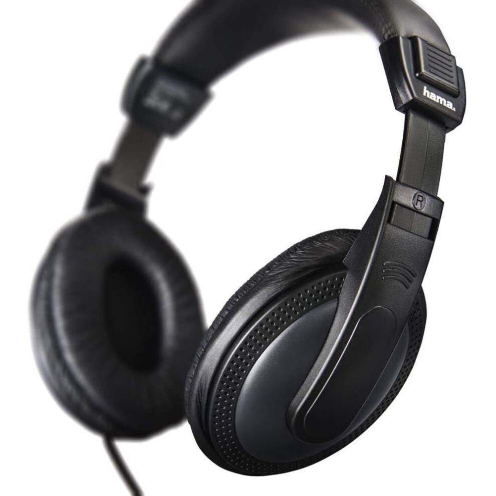 Hama Basic4tv” Tv Headphones, Over-Ear 5M Long Cable Headset Black