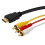 LinQ Cabo HDMI 3x RCA Macho 1.5m, 2