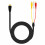 LinQ Cabo HDMI 3x RCA Macho 1.5m, 1