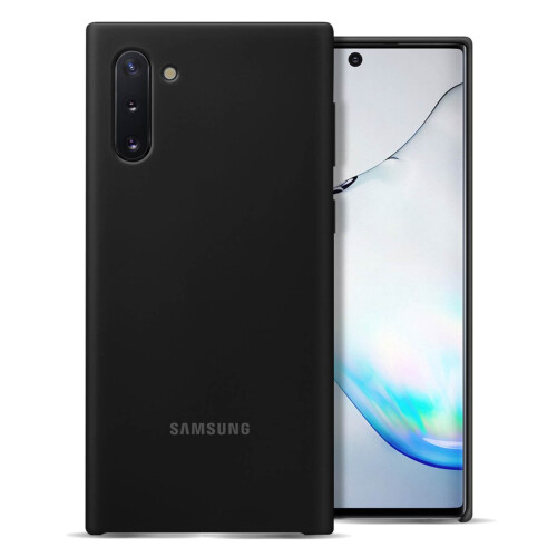 Samsung Samsung Galaxy Note 10 Case Cover Silicone Protection Soft Touch Black 1