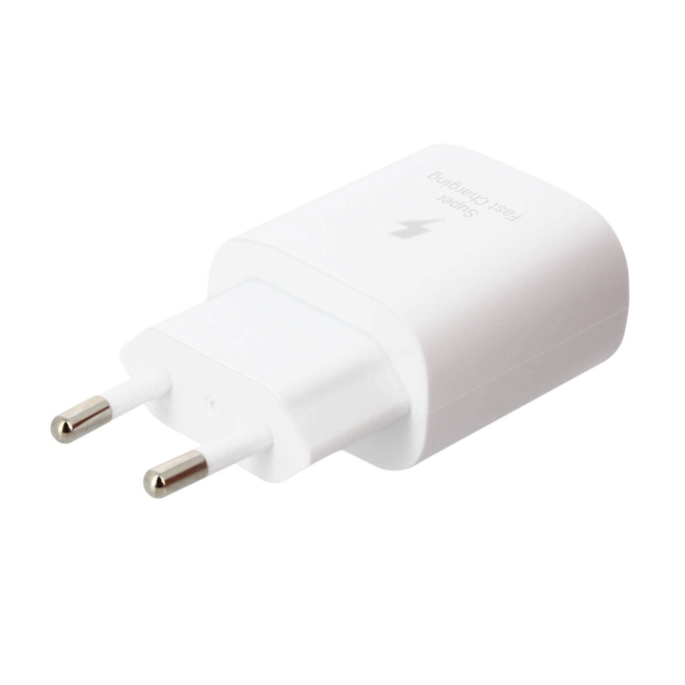 USB-C Wall Charger with 25W Power Delivery- EP-TA800EWE- Samsung White