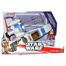Disney Playskool Heroes Toy - Star Wars Galactic Heroes - Poe's X-Wing Fighter with Figure