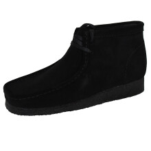 (10 (Adults')) Clarks Originals Wallabee Men's Black Suede Boots