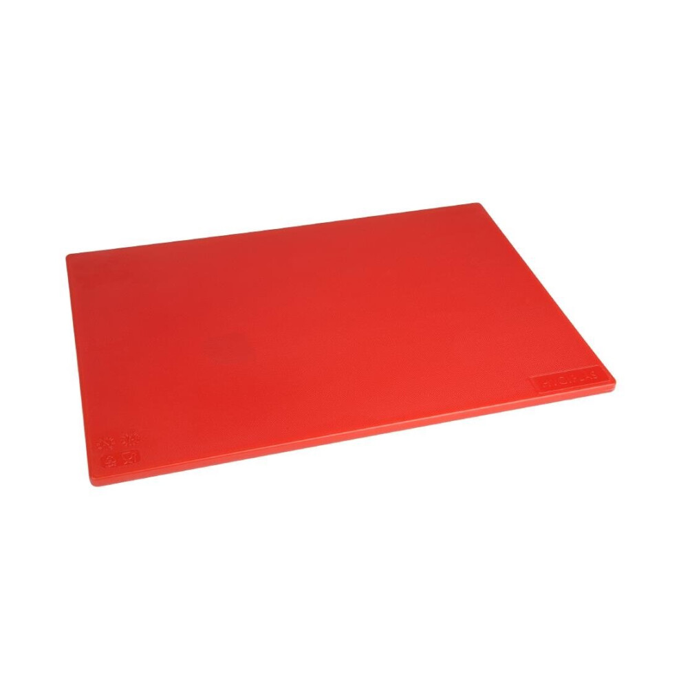 Hygiplas Low Density Red Chopping Board Standard - [J255]